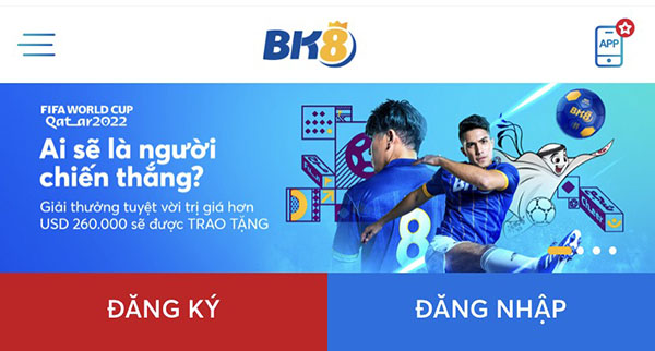 Đăng ký tài khoản Bk8