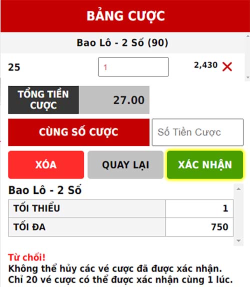 Đánh đề trực tuyến